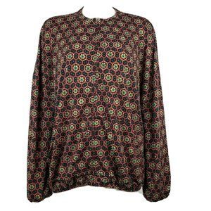 Lularoe Supply Jacket Womens Size L Large Multicolored Long Sleeve Zip Up